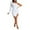White Dress for Women, variant on safuny Women's Mini Bodycon Dress Solid Sequin Fashion One Shoulder Autumn Dress Retro Spring Long Sleeve Side Split Link Holiday Blue L