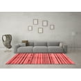 thumbnail image 3 of Ahgly Company Machine Washable Indoor Round Southwestern Red Country Area Rugs, 8' Round, 3 of 4