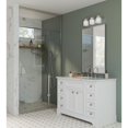thumbnail image 3 of Fessler Collection Three-Light Brushed Nickel Opal Glass Farmhouse Bath Light, 3 of 11