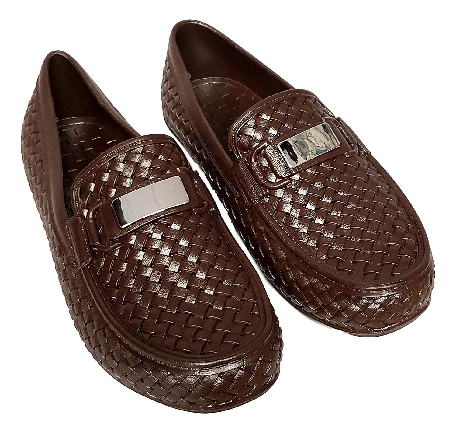 Mens Water Shoe Floater Loafers Classic Look Drivers 9 US M Mens, Brown - image 5 of 6