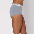 thumbnail image 3 of Hanes Originals Women’s Boyshort Underwear, Breathable Stretch Cotton, Assorted, 4-Pack 2XL, 3 of 9