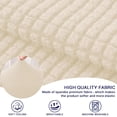 thumbnail image 3 of MOLAGU Stretch Textured Grid Washable Sofa Armrest Slipcover Spandex Recliner Arm Covers for Chairs Couch Sofa Armchair Recliner (Set of 2, Beige), 3 of 9