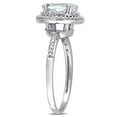 thumbnail image 3 of Everly Women's Aquamarine 10k White Gold Ring, 3 of 8