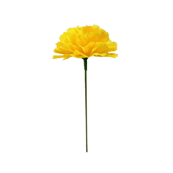 BNNG Marigold Flower Heads Bulk, Faux Mexican Marigold Artificial Flowers for Diwali Home Decor DIY Wreath Garland Craft Wedding Mexican Party Day of The Dead Decoration Halloween Decor