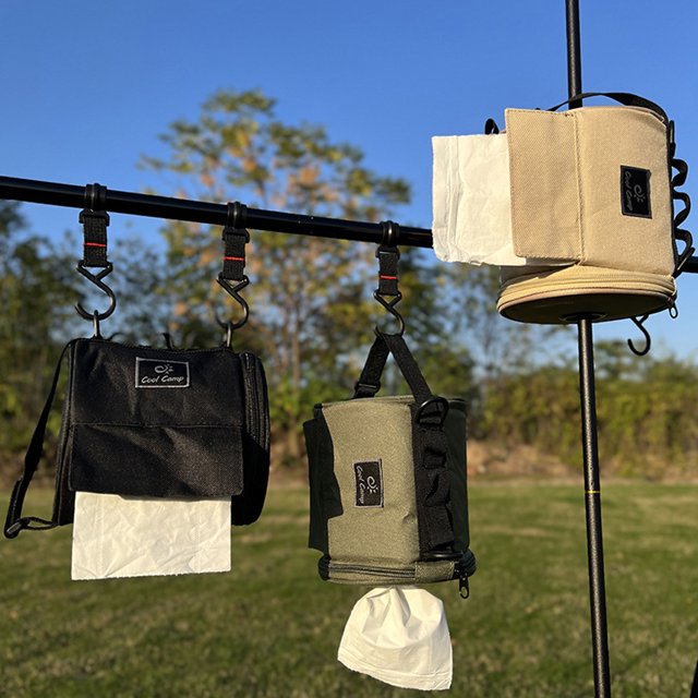 COOLCAMP storage bag,Roll Paper Outdoor Versatile Tissue Portable Tissue Toilet Paper Functional Tissue Solution Paper Portable - Convenient Roll Tissue Solution Paper Tissue Picnic Buzhi