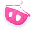 thumbnail image 2 of Flmtop Pet Hat Ruffled Hem UV Protection Fabric Adorable Headwear Cap for Dog Rose Red, 2 of 9