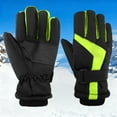 thumbnail image 4 of CPNG Kid Boys Girls Windproof Winter Gloves Thickened Thermal Cold Weather Ski Gloves Warm Insulation Snow Play Accessories Safe Reflective Flexible Grip Design, 4 of 4