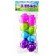 thumbnail image 1 of Forum Novelties Plastic Easter Eggs, 8-Count, Polka Dot, 1 of 1