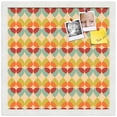 thumbnail image 2 of PinPix 17x17 Custom Cork Bulletin Board Kaliedescope Poster Board Has a Fabric Style Canvas Finish, Framed in Kaliedescope, by ArtToFrames (PinPix-564), 2 of 6