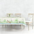 thumbnail image 4 of Miffrank Easter Rectangle Tablecloth 60x102 Inch Spring Floral and Meadow Bunny Table Cloths Spill Proof Wrinkle Table Cloth for Kitchen Dining Decoration Holiday Parties, 4 of 5