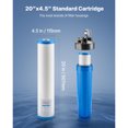 thumbnail image 4 of KFFKFF Whole House Water Filter Replacement Cartridge, 4.5" x 20" Polyphosphate Scale Inhibitor Filter for Whole Home Water Filtration System, Reduce Chlorine, Taste, Odor, Prevent Corrosion, 4 of 9