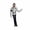 C, variant on Michael Doll, MJ Mouse Inspired Plush with Bendable Wire Skeleton, King of Pop Poseable Stuffed Collectible Figure, Gift for Singer Fans
