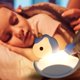 thumbnail image 1 of Luces nocturnas para niños, lámpara táctil LED con USB recargable, luz nocturna para bebé para guardería, luz nocturna portátil de silicona para guardería (azul), 1 of 5
