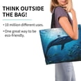 thumbnail image 2 of Kdxio Ocean Dolphin Fish School Casual Tote Bags Women Big Capacity Shoulder Bag for Women Travel Shoulder Bags Handbags, 2 of 6