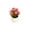 Red, variant on Honmine Artificial Flower Flowers with Pot, 7 Heads Fake Plastic Flower Arrangement, for Home Office Wedding Table Decor, Mini Sunflower Potted, 6 Inch Tall