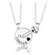 thumbnail image 1 of Key To My Heart Forever Couple Necklace One Pair Stitching Key Sweater Chain--A White K-Product code 46567 A White K, 1 of 5