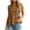 Coffee, variant on Kukoosong Women's Button Down Sleeveless Peplum Tank Tops, Ruffle Flared Hem Blouse, Lightweight Casual Vest Shirts for Summer Office Beach Daily Outfits
