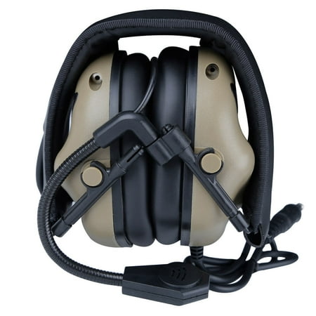 

Electronic Shooting Earmuff No Noise Canceling Walkie Talkie Headphones for Communication No Noise Reduction Hunting Outdoor Tac