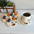 thumbnail image 4 of Set de posavasos de fieltro Humble Hilo Animal Felt hechos a mano (4 unidades), 4 of 5