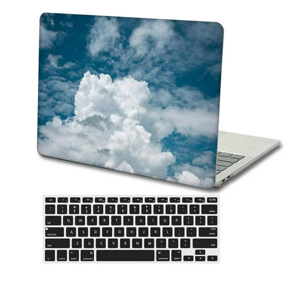 KSK KAISHEK Hard Case for 2019-2016 Released Newest MacBook Pro 15" with Touch Bar + Black Keyboard Cover Model: A1707 A1990 Sky Series 0461