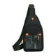 thumbnail image 2 of Riñonera para Hombre, Moderna Mochila Deportiva Inclinada, Tela Oxford Impermeable, Correa Ajustable, Gran Capacidad, Cómoda Bandolera, Ideal para Viajes Informales, Tamaño 16 × 15 × 10 Cm, 2 of 6