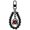A, variant on 1 Pc Halloween Decorations Red Gem Spider Bead Charm, Black Teardrop Bag Clip Accessory for Tote & Keys, 3.94" x 1.57" A