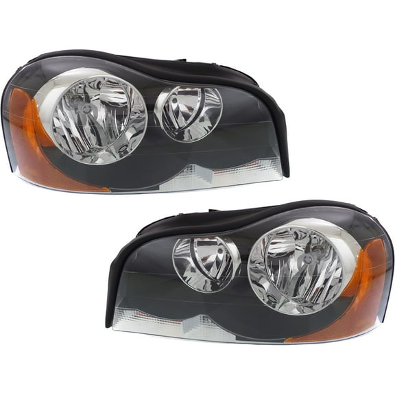 Garage-Pro Driver and Passenger Side Headlight for Volvo XC90 2003-2014 Halogen With bulb(s) Replaces# 312768096 312768104