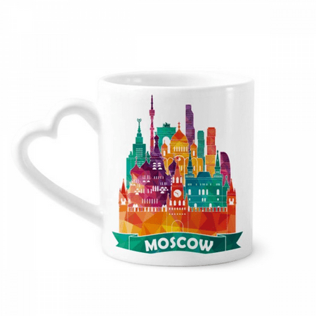 

Moscow Cathedral Painting Russia Mug Coffee Cerac Drinkware Glass Heart Cup