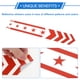 thumbnail image 5 of Calcomanía Reflectante de Parachoques Unique Bargains Flecha Cuadrada Roja B Calcomanía Reflectante para Decoración Personalizada del Cuerpo del Vehículo o Puerta o Ventana, 5 of 7