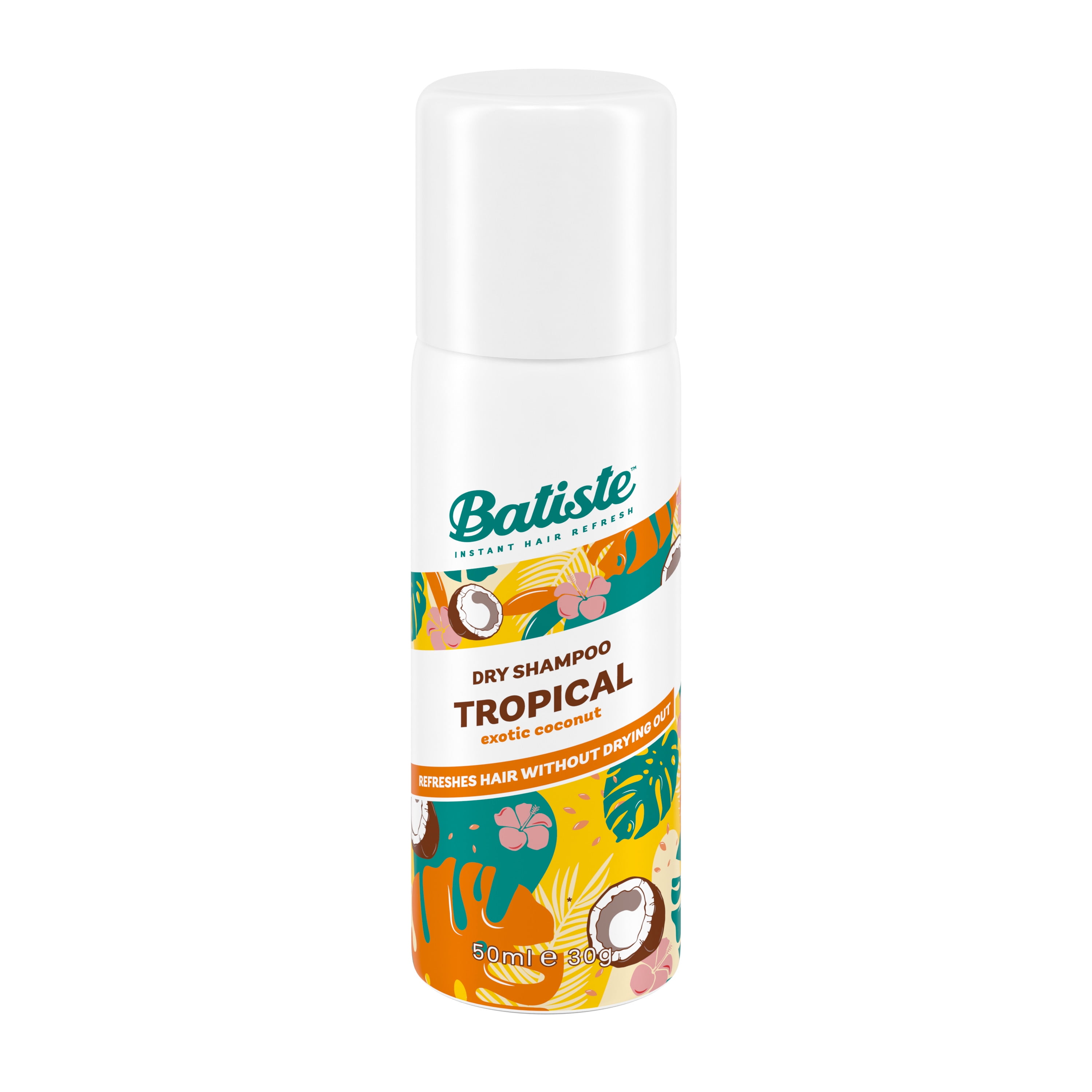 Batiste Dry Shampoo, Tropical Fragrance, Mini 1.06 OZ.- Packaging May Vary  - Walmart.com