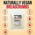 thumbnail image 6 of Panko Bread Crumbs - Japanese-Style Toasted Vegan Panko Breadcrumbs for Breading, Frying, Baking - For Fried Chicken & Pork, Baked Pasta, Roasted Vegetables, Tonkatsu - 7.05 oz, 1 Pack, 6 of 8