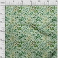 thumbnail image 3 of oneOone Cotton Flex Light Mint Green Fabric Florals Dress Material Fabric Print Fabric By The Yard 40 Inch Wide, 3 of 4