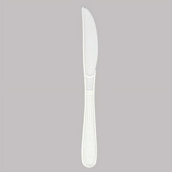 Direct Link Ipack Solutions Heavy Weight Cutlery Knife White, Polypropylene | 1000/Case