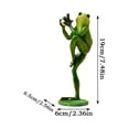thumbnail image 3 of Desktop Ornament Sculpture Decoration With Interesting And Cute Craftsmanship Resin, Creative And Funny, Green Sculpture Suitable For Home Desk, Desktop Bathroom Decorati, 3 of 4