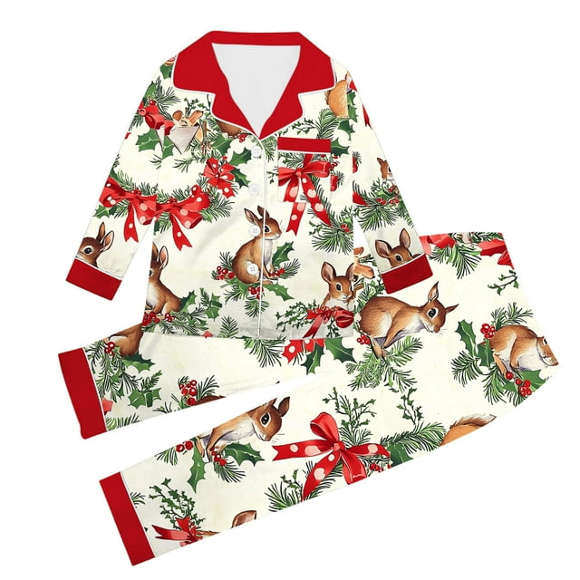 Ensembles de Pyjama pour Femmes - Polyester - Hauts Décontractés pour Femmes - Décontracté/quotidien