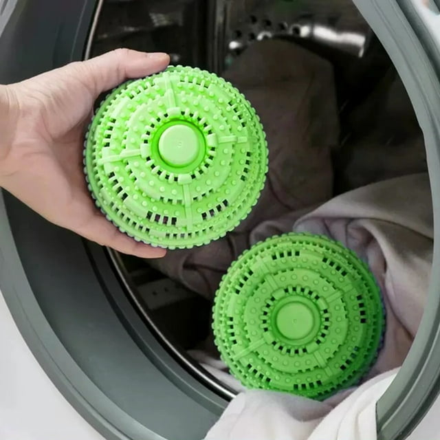 Cqxid Boules de Nettoyage à Moins de 5 $ pour Enlever les Poils d'Animaux pour Lessive Réutilisables Anti-Enroulement Attrape-Poils Sèche-Cheveux Machine à Laver Attrape-Peluches Outils de Nettoyage pour Vêtements