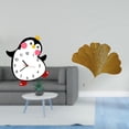 thumbnail image 2 of Reloj de pared silencioso sin , decorativo, con hojas de ginkgo, escultura de arte de pared, decoración colgante, esculturas de hierro forjado,, 2 of 8