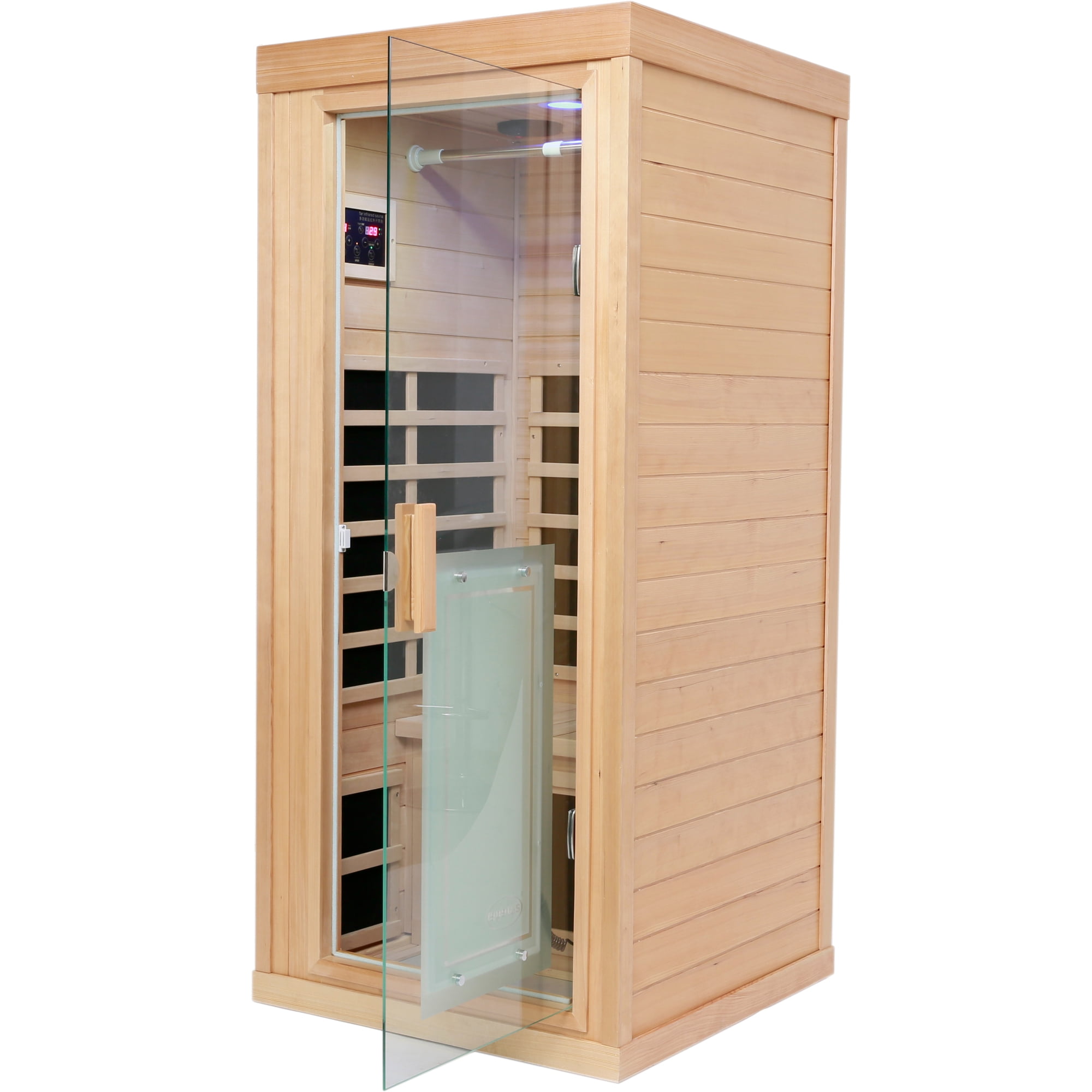Mini infrared sauna room Household whole body dehumidified detoxified  wooden sweating infrared sauna room 
