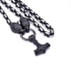 thumbnail image 1 of Collar con colgante de cabeza de lobo de acero inoxidable estilo europeo y americano para hombre, collar de cadena monarca, 1 of 6