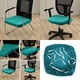 thumbnail image 3 of Stretch Dining Slipcovers Removible Lavable Cocina Parson Silla Cubierta Asiento Slipcover para Hotel, Comedor, lago azul, 3 of 9