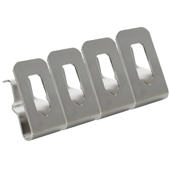 4 Pcs Tape Measure Holder Belt Clip Replacement Belts Keys Hook Silver