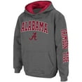 thumbnail image 2 of Youth Colosseum Charcoal Alabama Crimson Tide 2-Hit Team Pullover Hoodie, 2 of 3