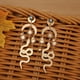 thumbnail image 4 of Xiao Hua Pendientes colgantes de estilo retro, nuevos y únicos, para mujer, estilo étnico bohemio, joyería vintage (dorado), 4 of 5