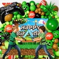 thumbnail image 3 of Pixel Game Birthday Party Decorations for Boys, All in One Gamer Party Decor Kit with Balloons, Backdrop and Table Cover, 3 of 7