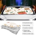 thumbnail image 5 of XMXT Car Sun Shade Windshield, Watercolor Realistic Gift Sunshade for Car Windshield Sun Shades for Car SUV Truck, m, 5 of 9
