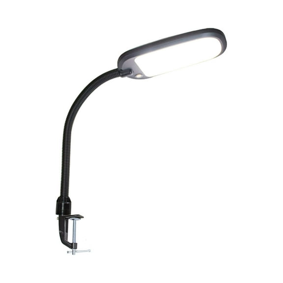 Clamp-On LED Bright Reader Natural Daylight Full Spectrum Desk Lamp