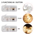 thumbnail image 6 of 20 LED Fairy String Lights With Photo Clips, Battery Operated, Starry Photo String Lights for Hanging Pictures, Fairy Twinkle Light for Bedroom Party Wall Wedding Decor, Warm light, 6 of 8