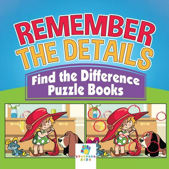 Remember the Details Find the Difference Puzzle Books, (Paperback)