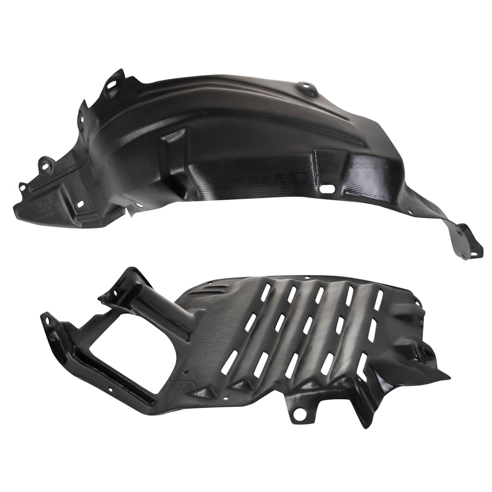 Front Right Inner Fender Liner For 2015-2018 Ford Edge – Black Plastic Direct Replacement
