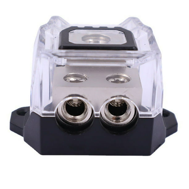 Scienceny Bloque de distribución de amplificador de automóvil de aleación de zinc Caja divisora de electrochapa protectora de alta sensibilidad Type3 NO3 Scienceny VI015803-01B